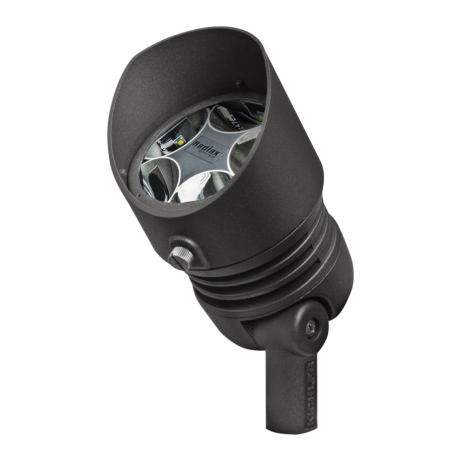 Radiax 3000K 60-Degree 6.5-Watt LED Black Flood Light
