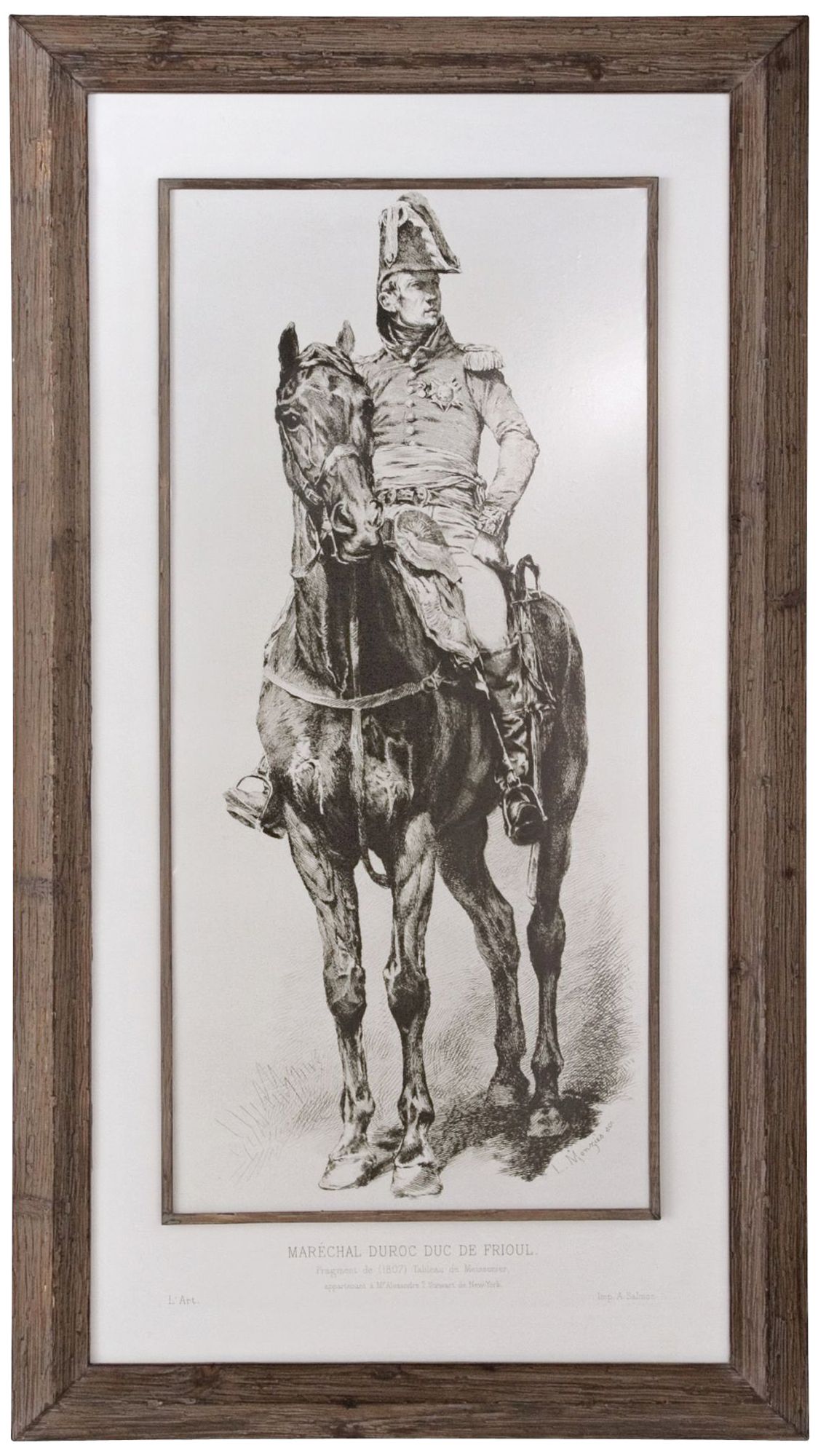 Emperor Napoleon Art Print Under Glass