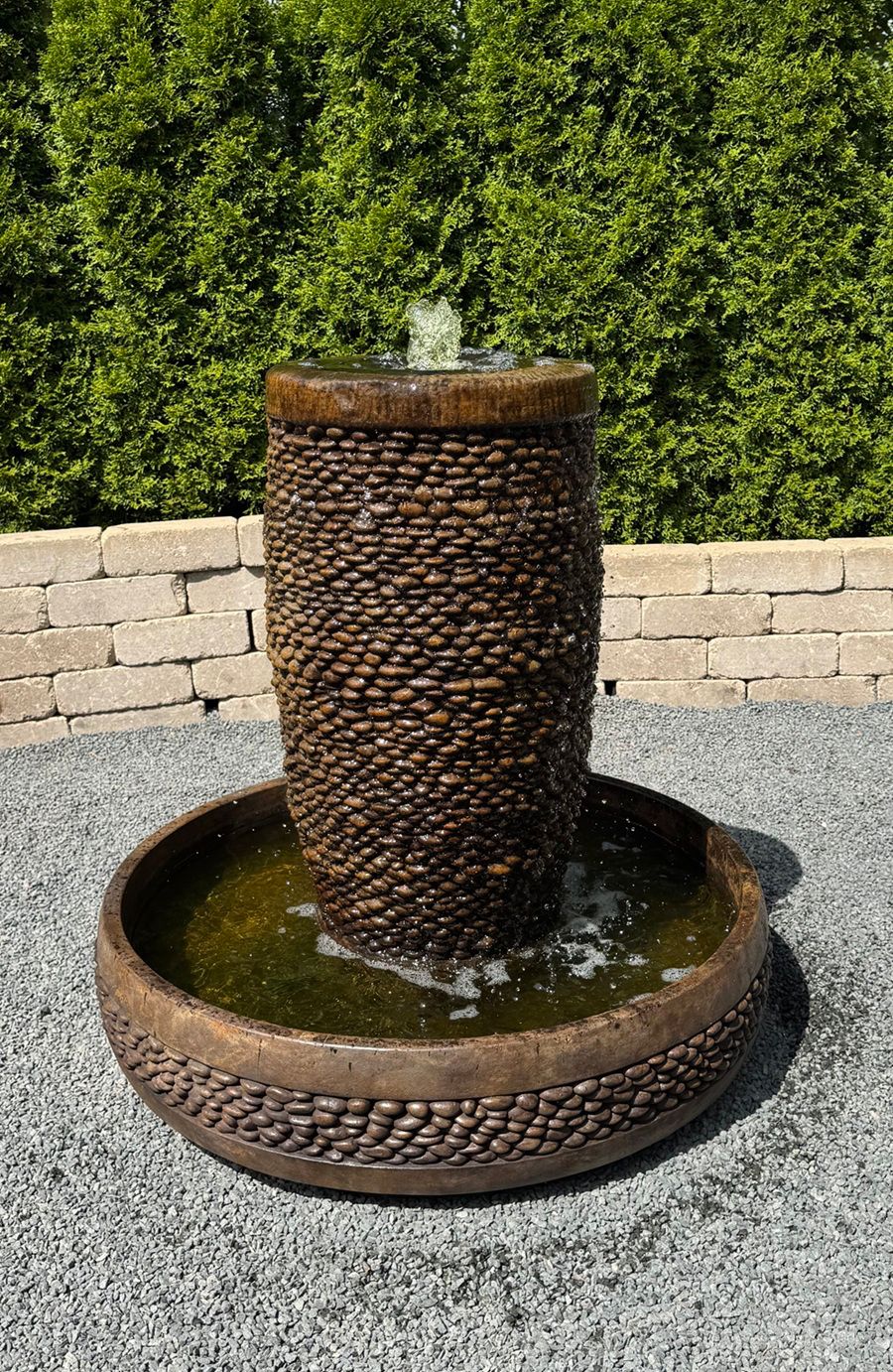Shimmering Stones Cast Stone Fountain