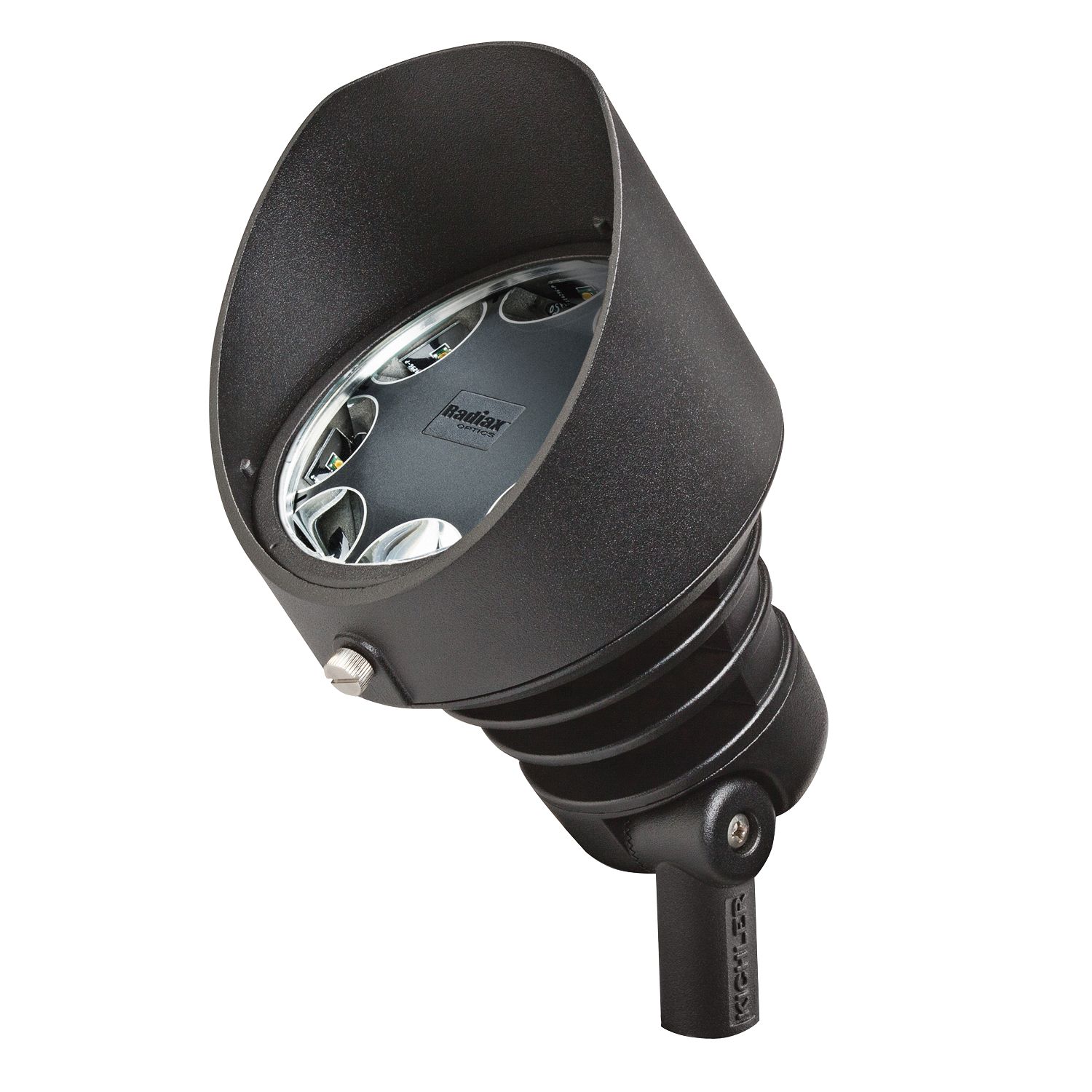 Radiax 3000K 35-Degree 21-Watt LED Black Flood Light