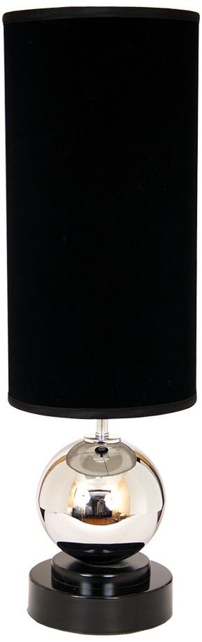 Van Teal Run Away Chrome 32" High Black Table Lamp