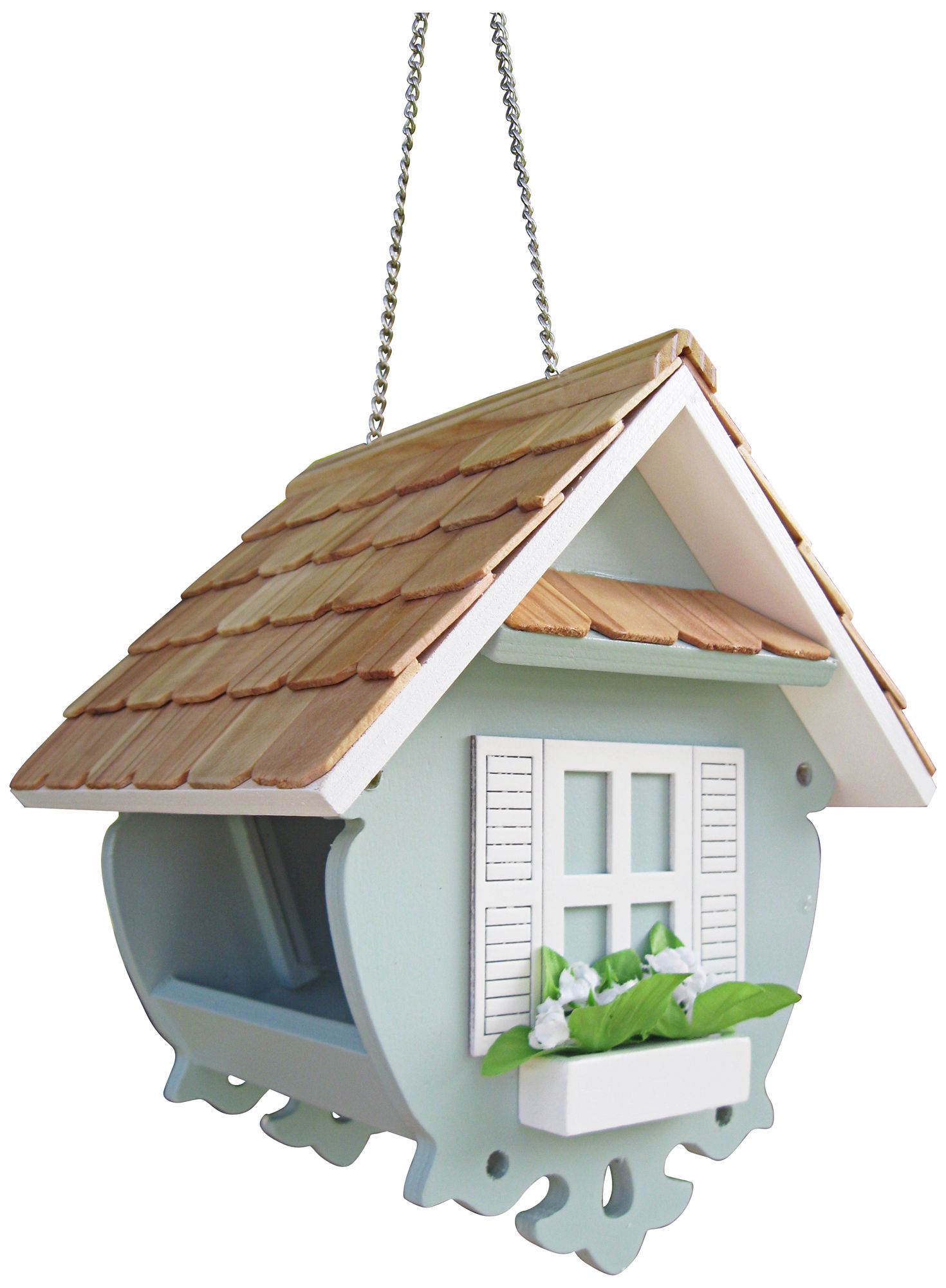 Little Wren Light Blue Feeder