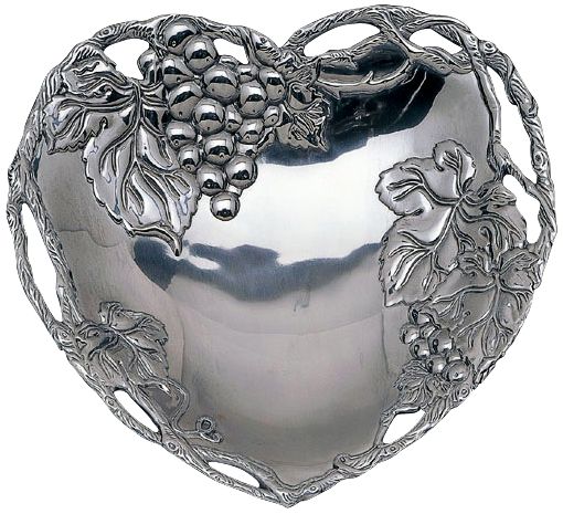Arthur Court Heart Coupe Tray