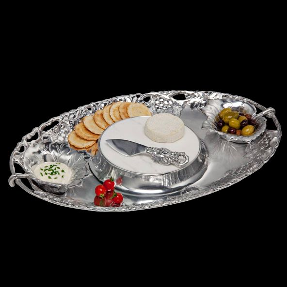Arthur Court Grape 5-Piece Entertainment Tray Set
