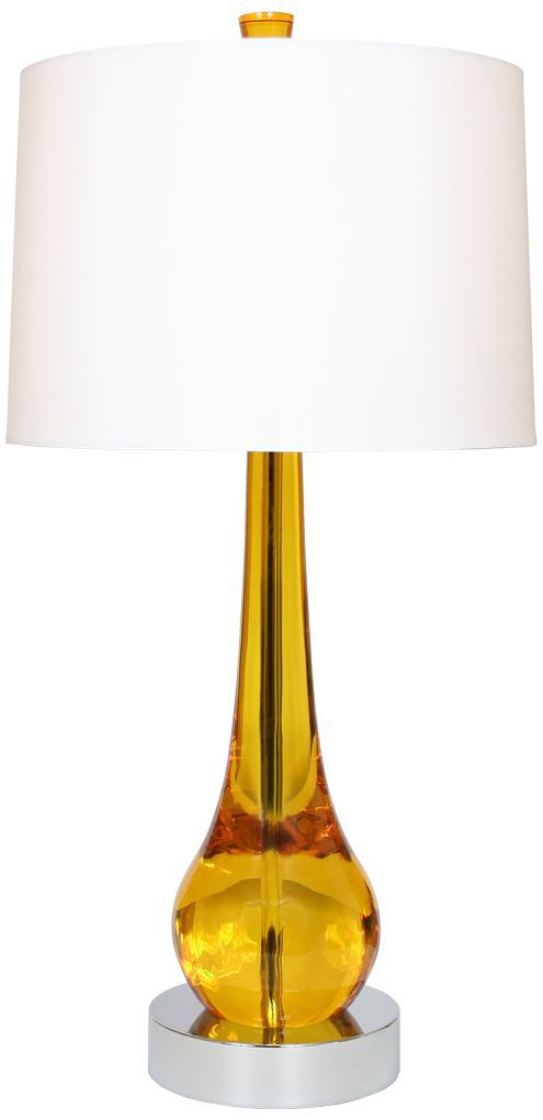 Van Teal Magic 33" High Gold Acrylic Table Lamp