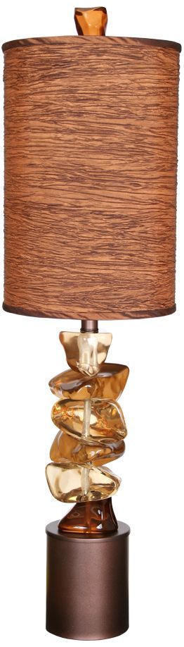 Van Teal River Rock 37" High Copper Table Lamp