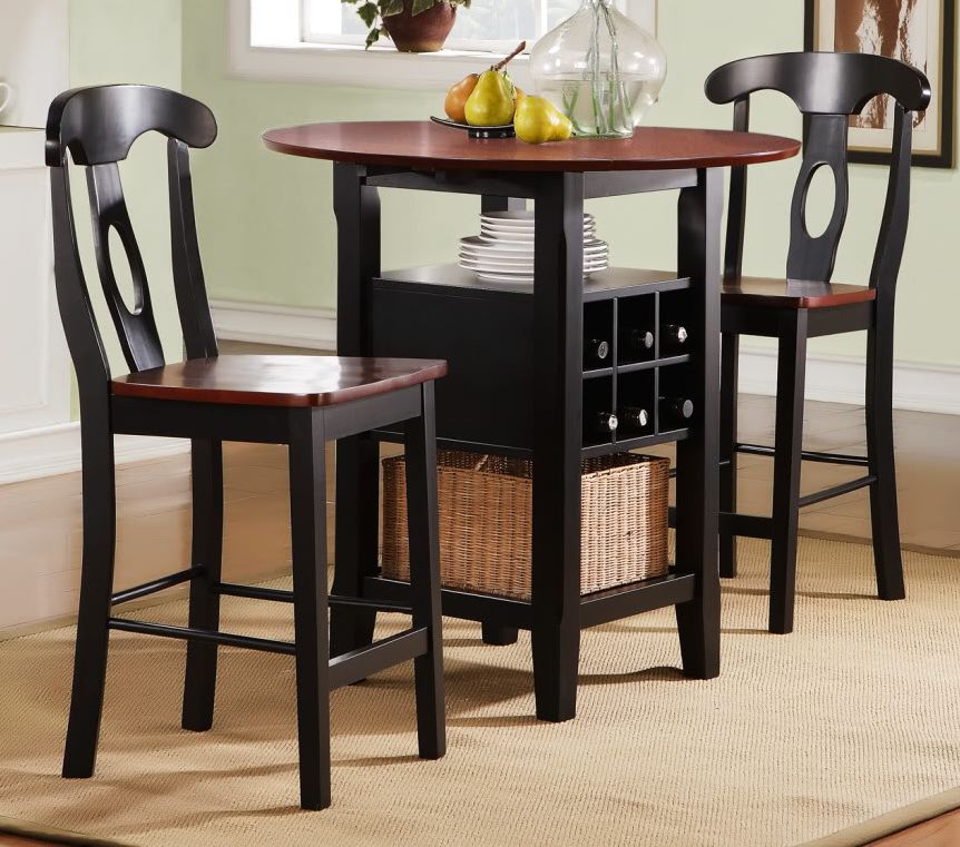 HomeBelle 3-Piece Counter Bistro Set