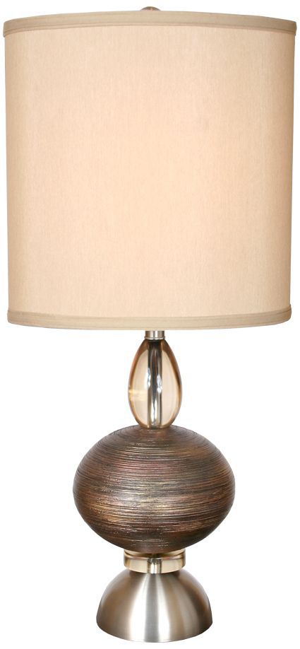 Van Teal Oneal Copper And Brushed Nickel Modern Table Lamp