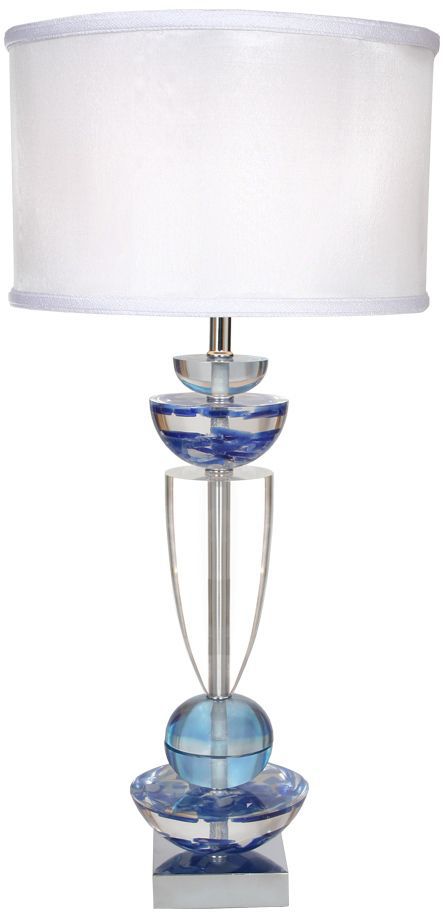 Van Teal Every Moment Sea Glass Blue Table Lamp