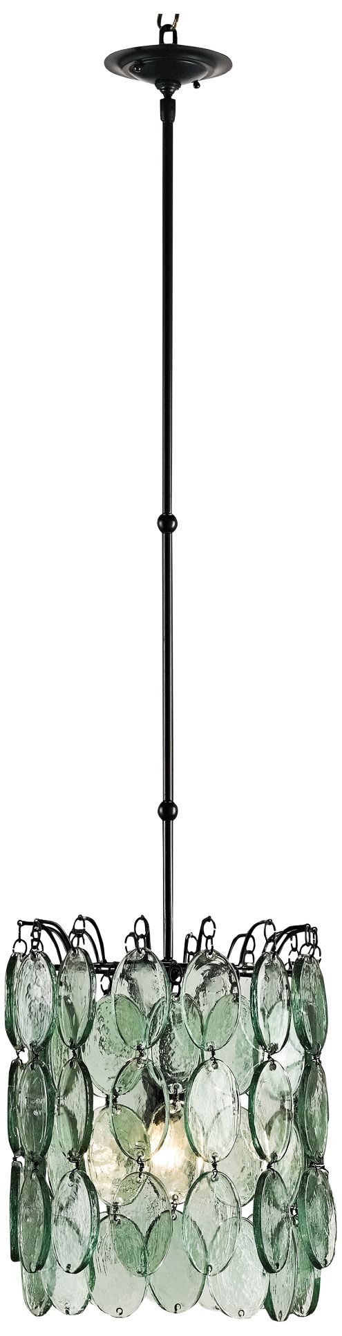 Currey and Company Airlie 14" Wide Satin Black Pendant