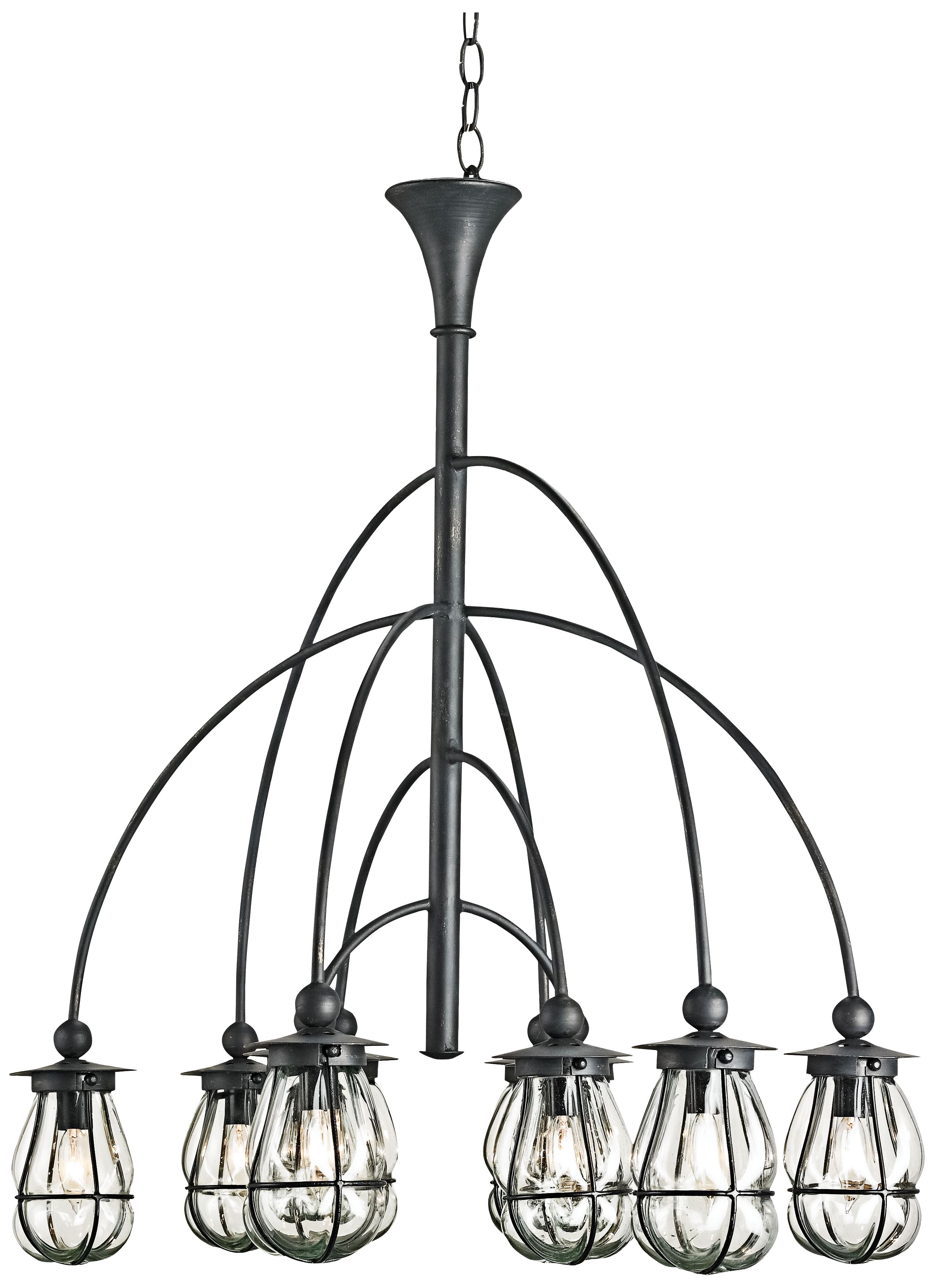 Currey and Company Telegram 10-Light 39" Wide Chandelier