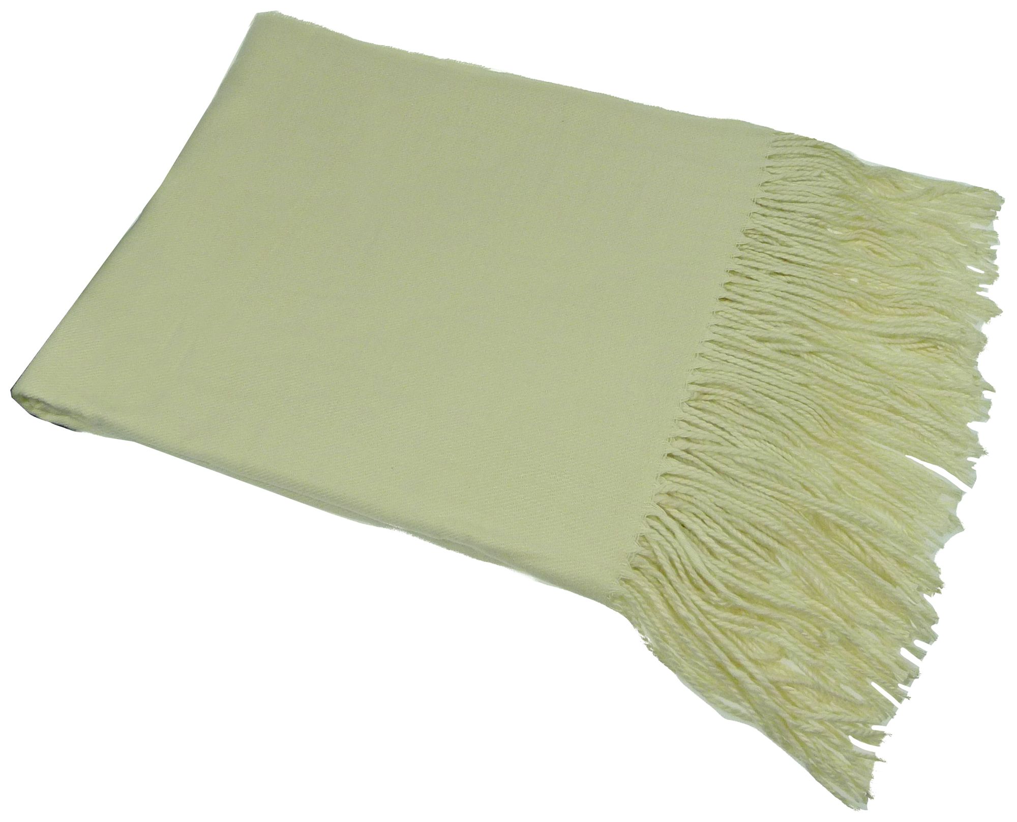 "I Can't Believe It's Not Cashmere" Creme Throw Blanket