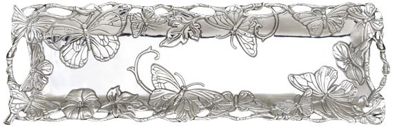 Arthur Court Butterfly Oblong Tray