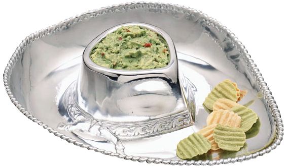 Arthur Court Cowboy Hat Chip and Dip