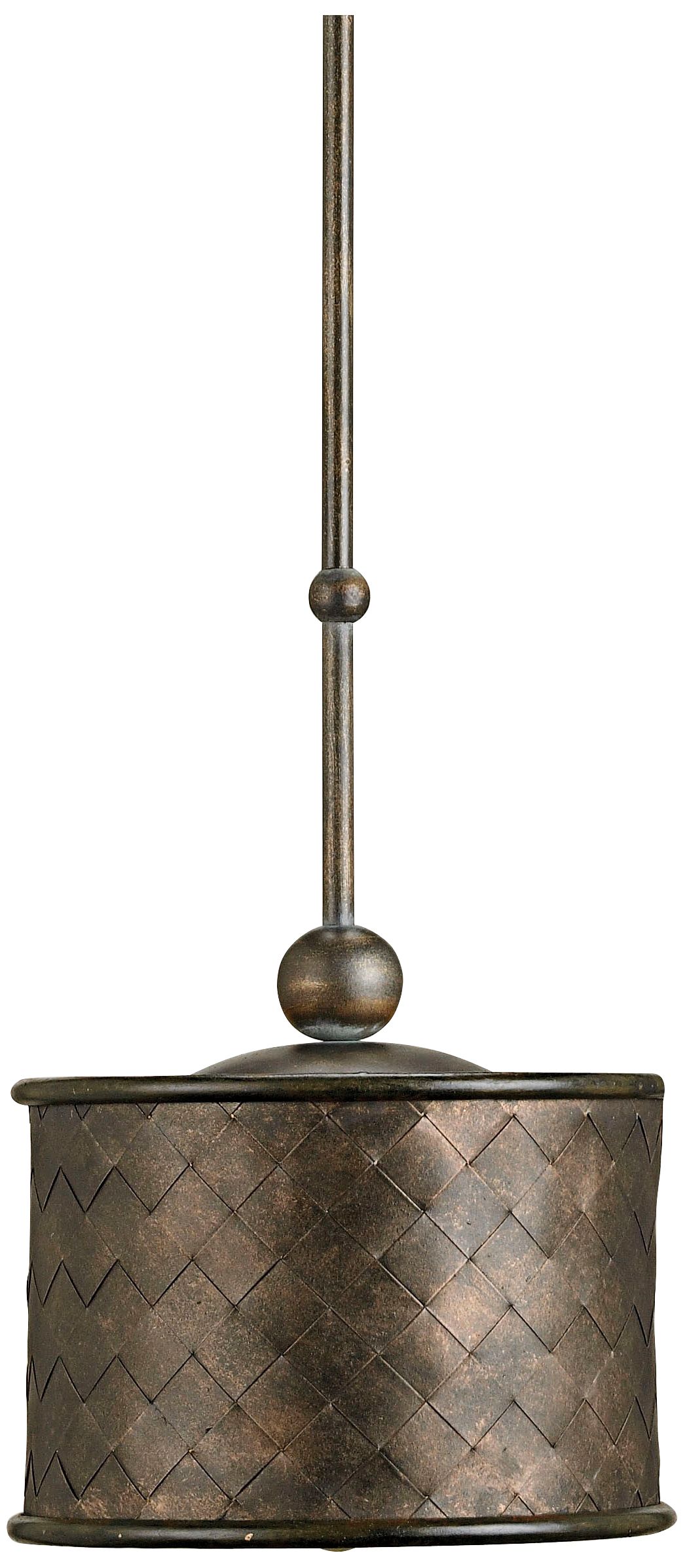 Currey and Company Veneta 11" Wide Old Iron Pendant Light