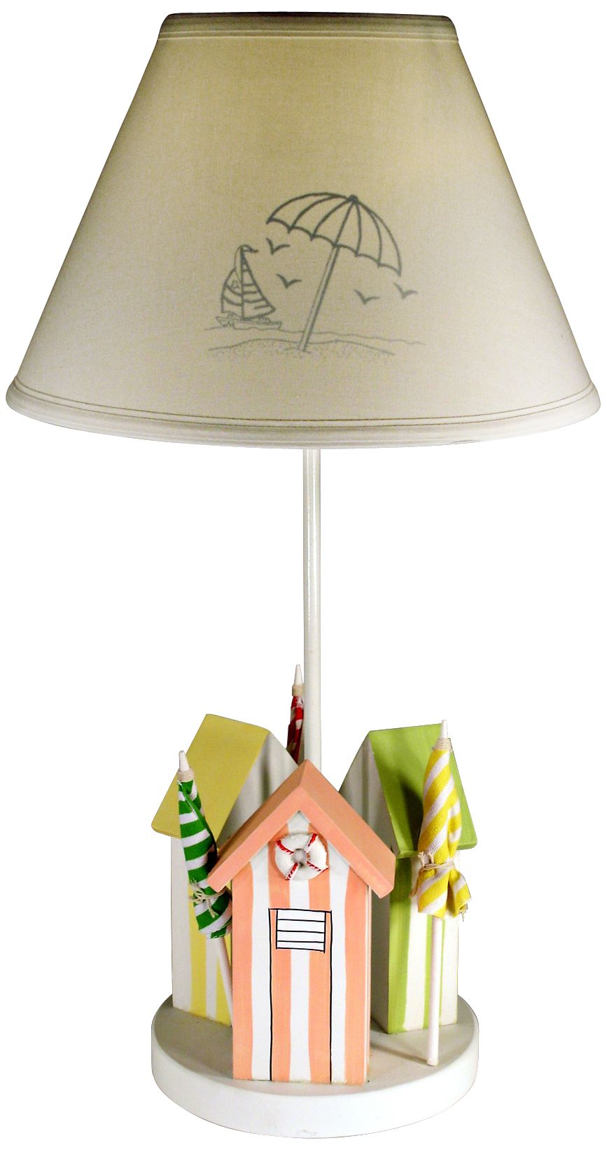 Cabana 24" High Table Lamp With Cloth Shade