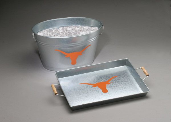 Arthur Court University of Texas Galvanized Tub