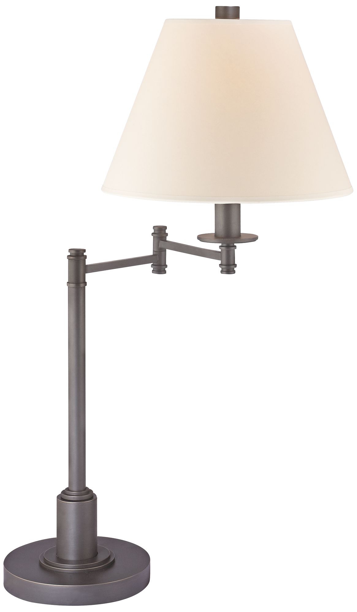 Hudson Valley Kennett Old Bronze Swing Arm Table Lamp