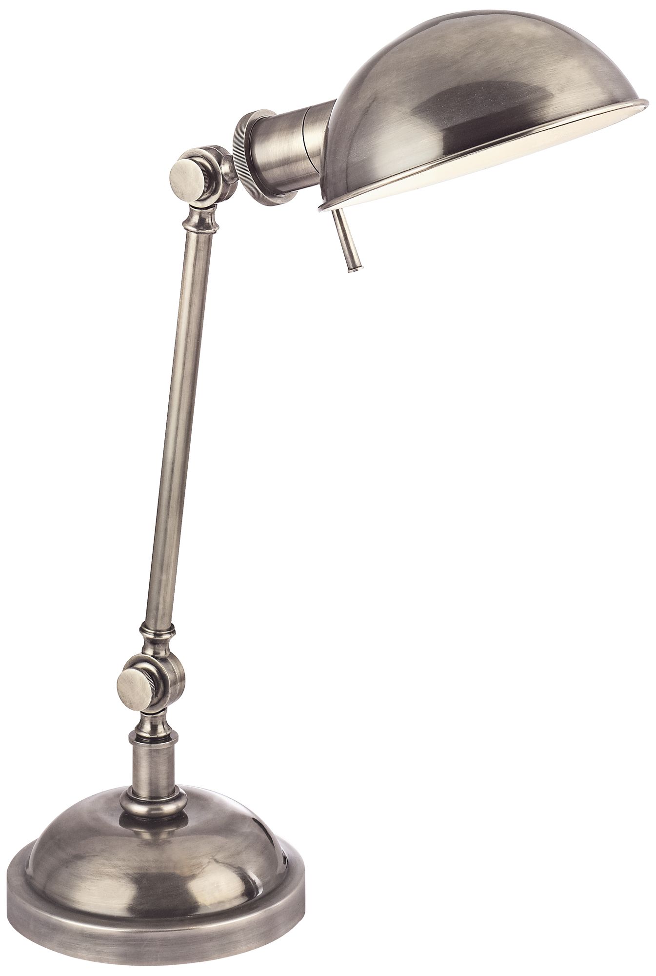 Hudson Valley Girard Aged Silver Desk Lamp
