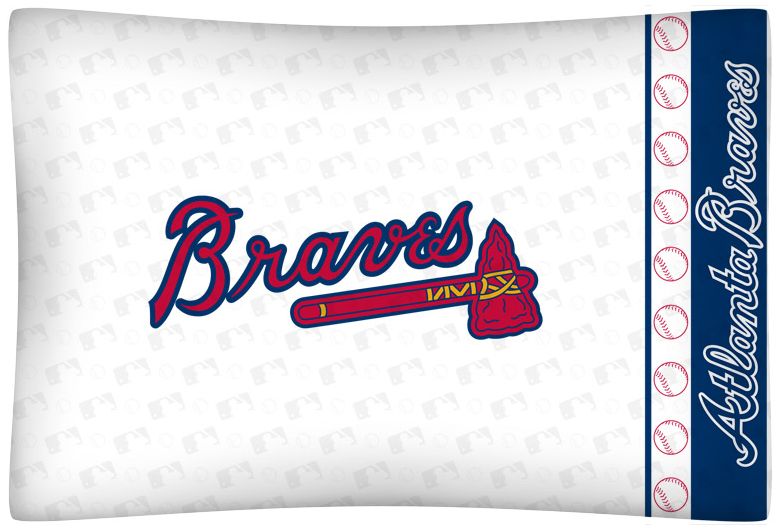 MLB Atlanta Braves Micro Fiber Pillow Case