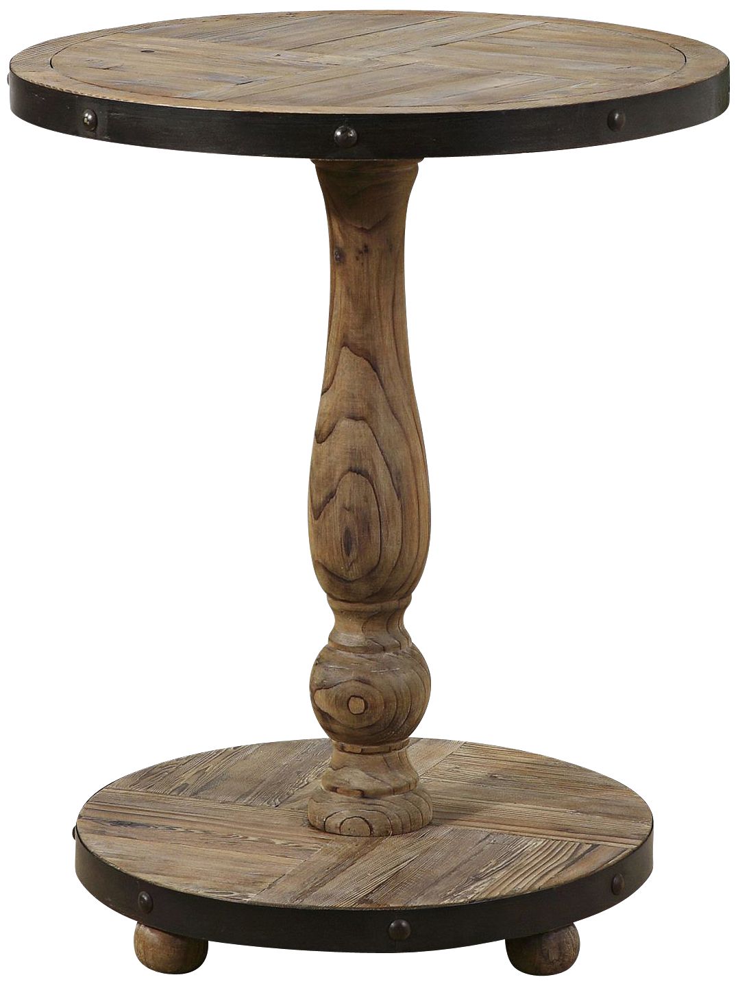 Uttermost Kumberlin Weathered Wood Round Table