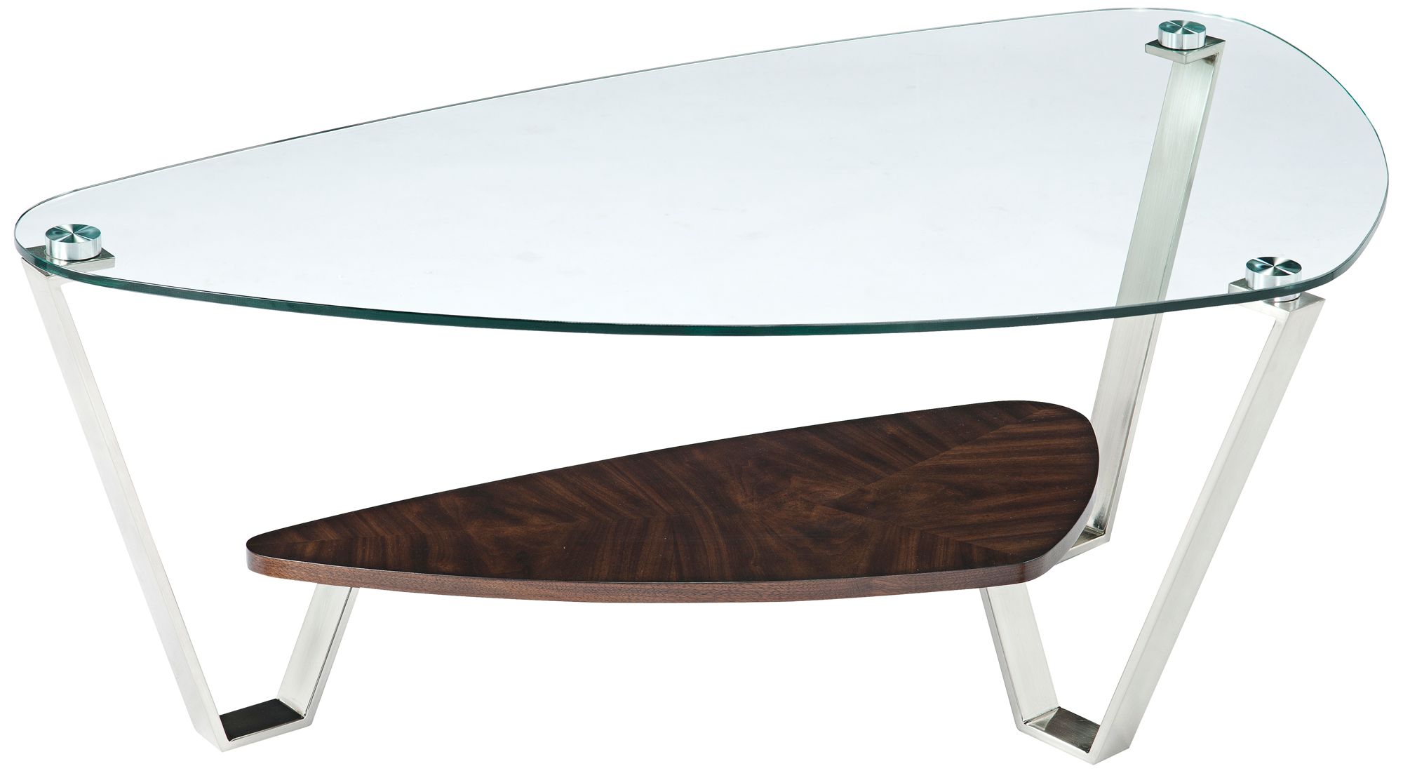 Pollock Modernist Glass Cocktail Table