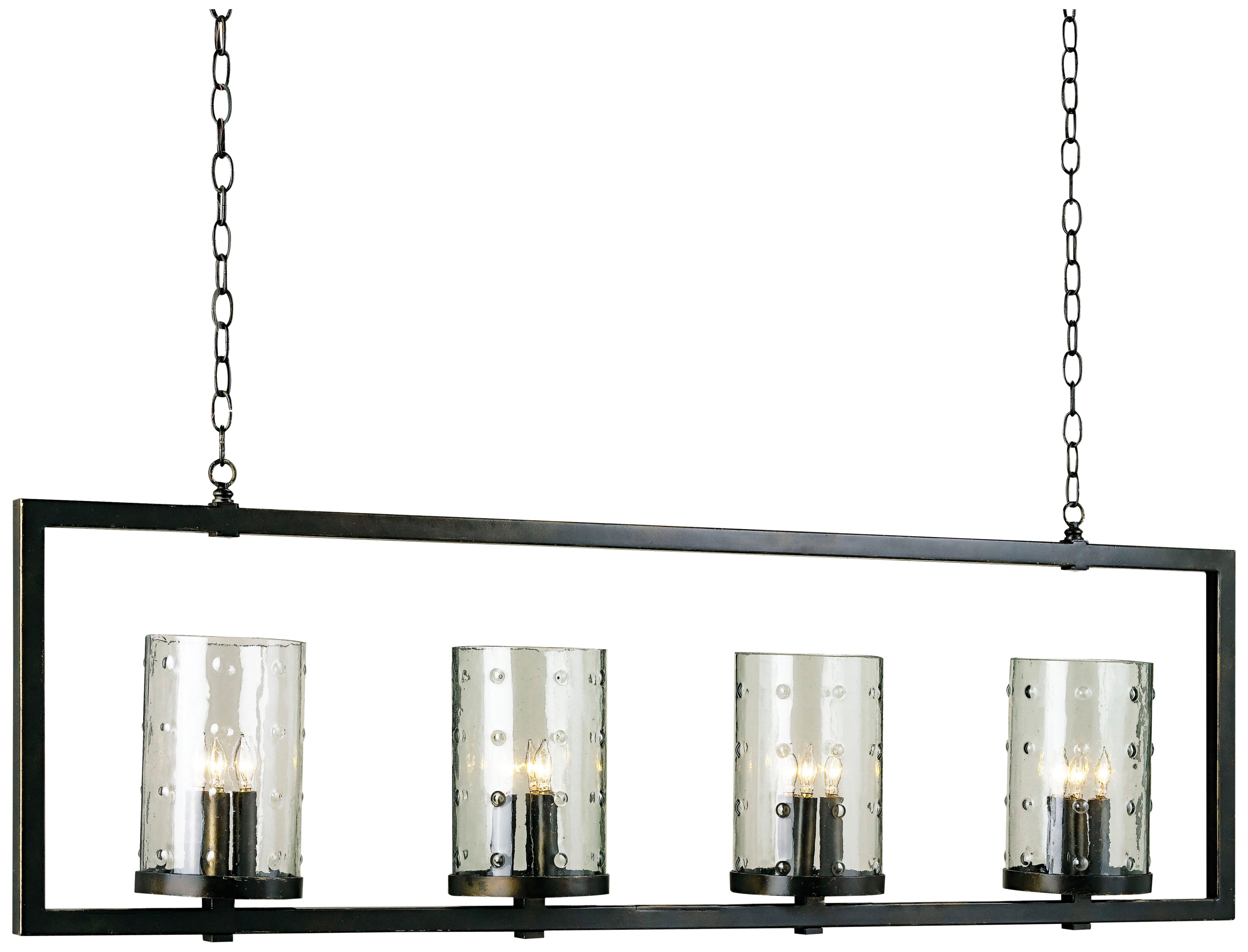 Currey and Company Longhope 55" Wide Bronze Chandelier