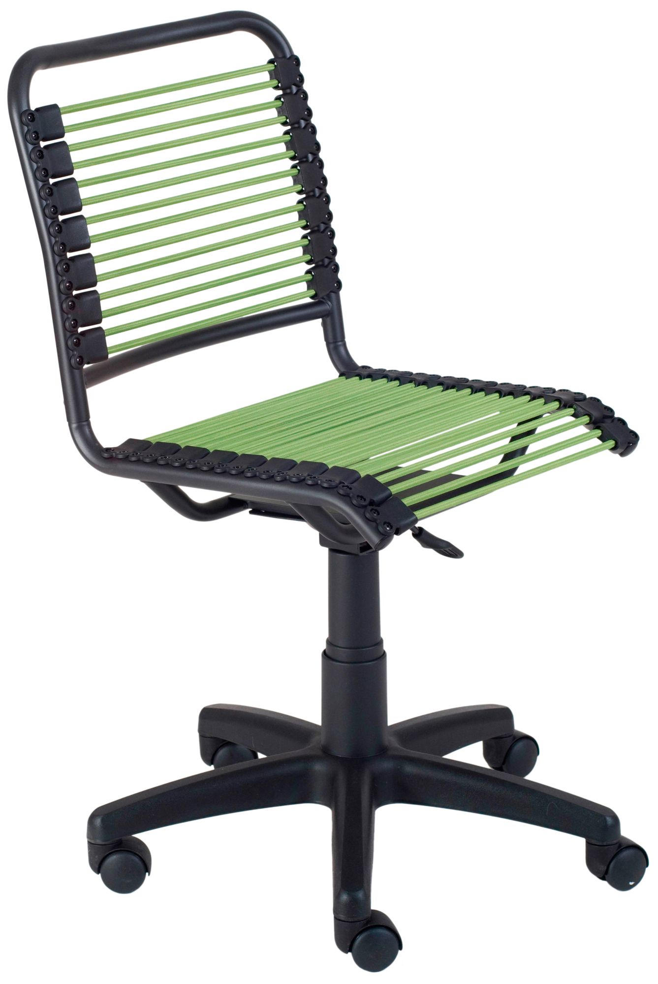 Bungie Low-Back Black and Green Office Chair