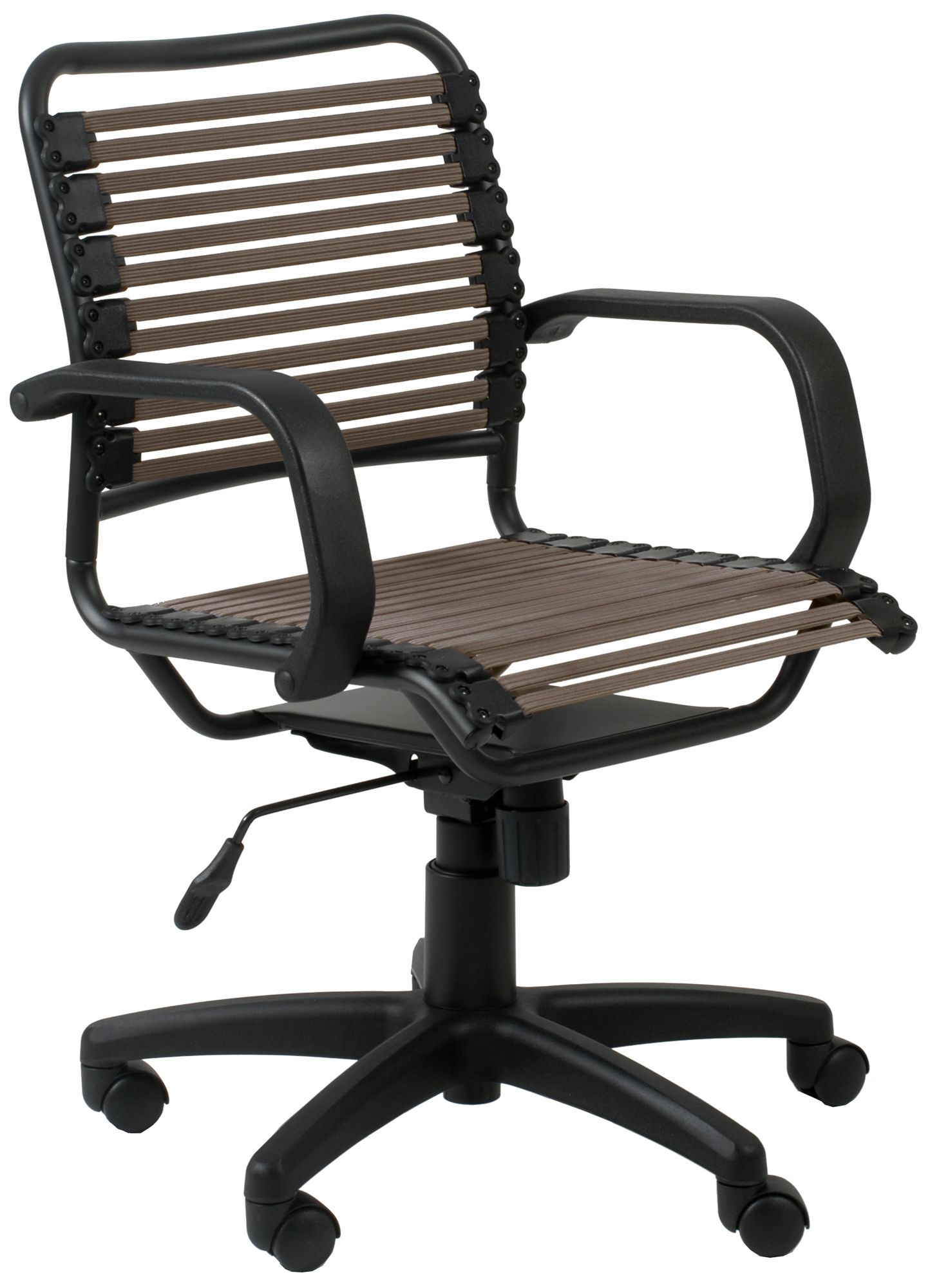 Bungie Mid-Back Graphite Black and Brown Office Chair