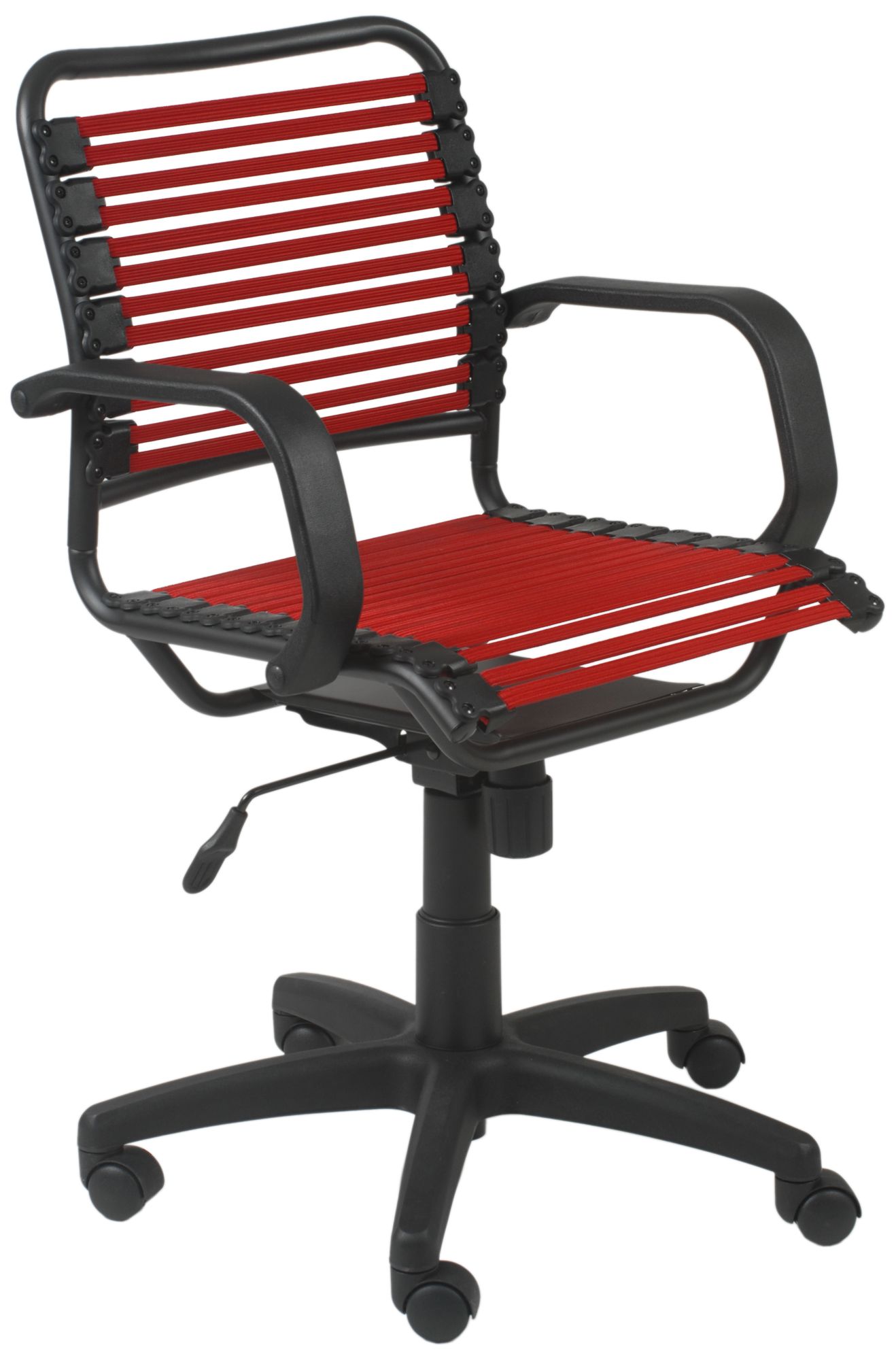 Bungie Mid-Back Graphite Black and Red Office Chair