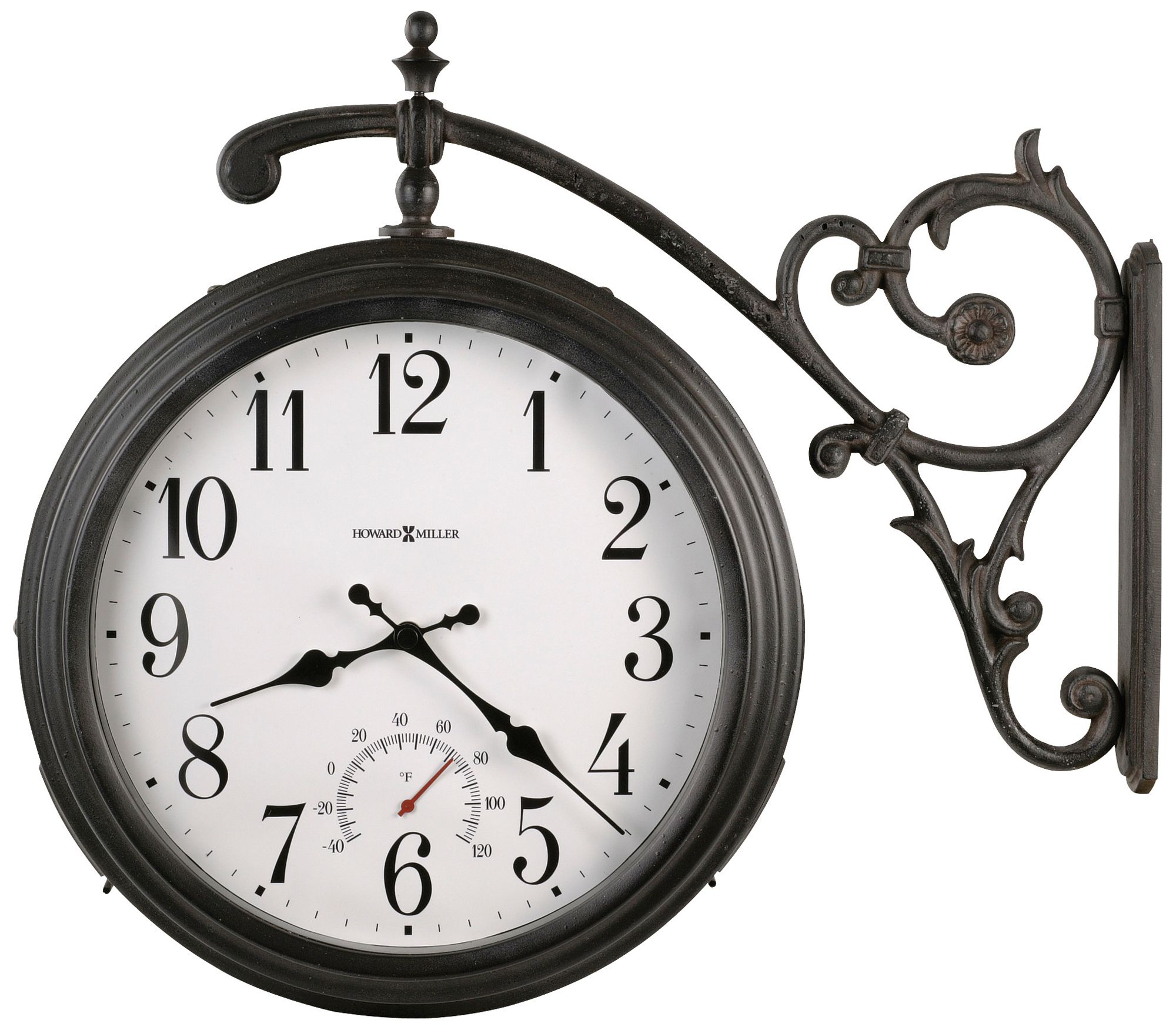 Howard Miller Luis 19 1/2" High Double Sided Wall Clock