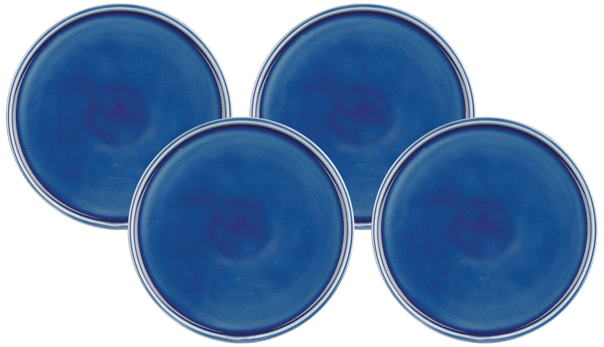 Pure Nature Blue Set of 4 Side Plates