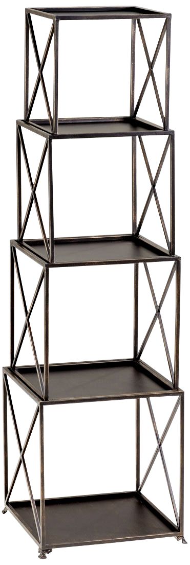 Small Surrey Stackable Bronze Etagere