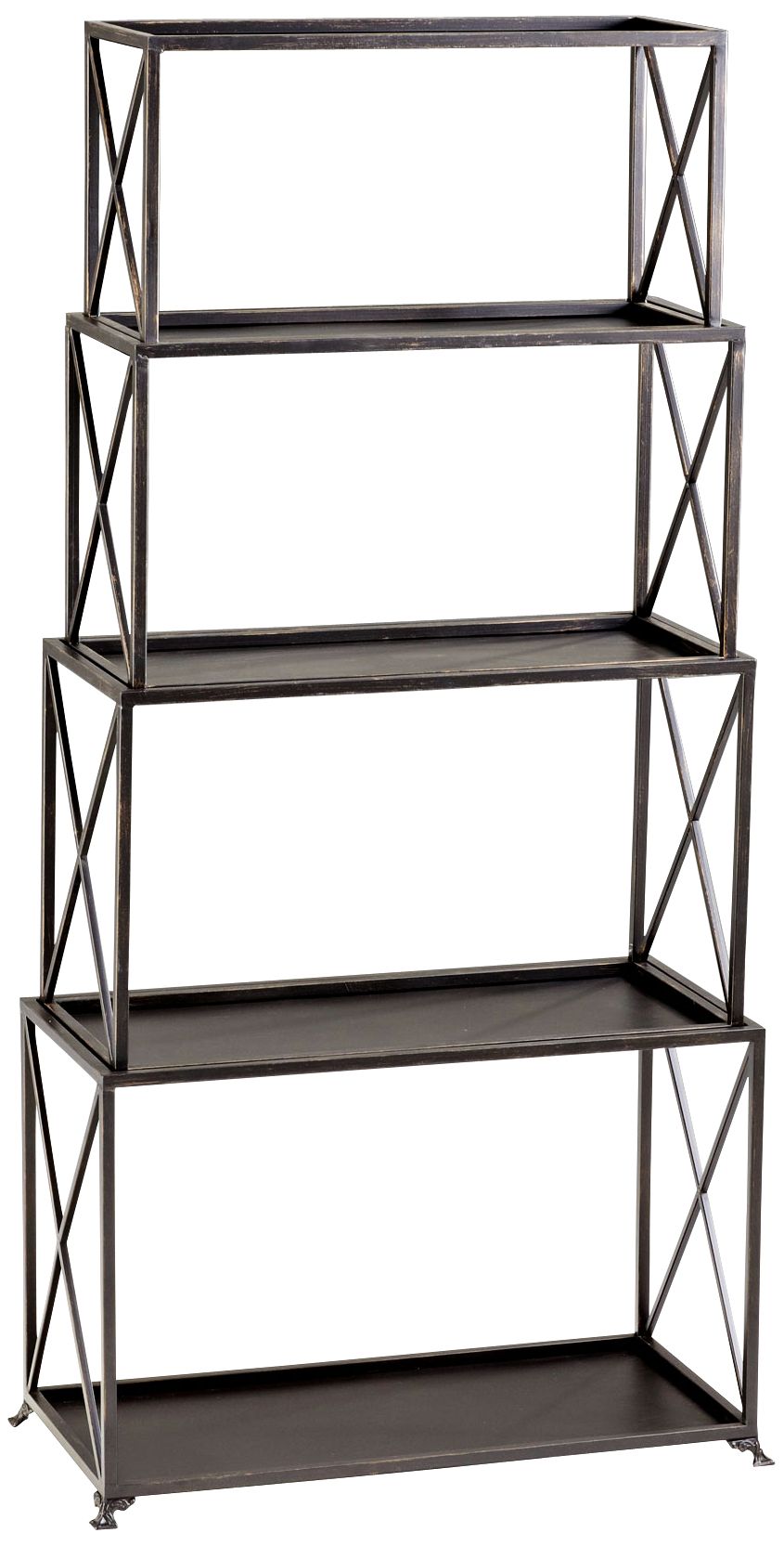 Large Surrey Stackable Bronze Etagere
