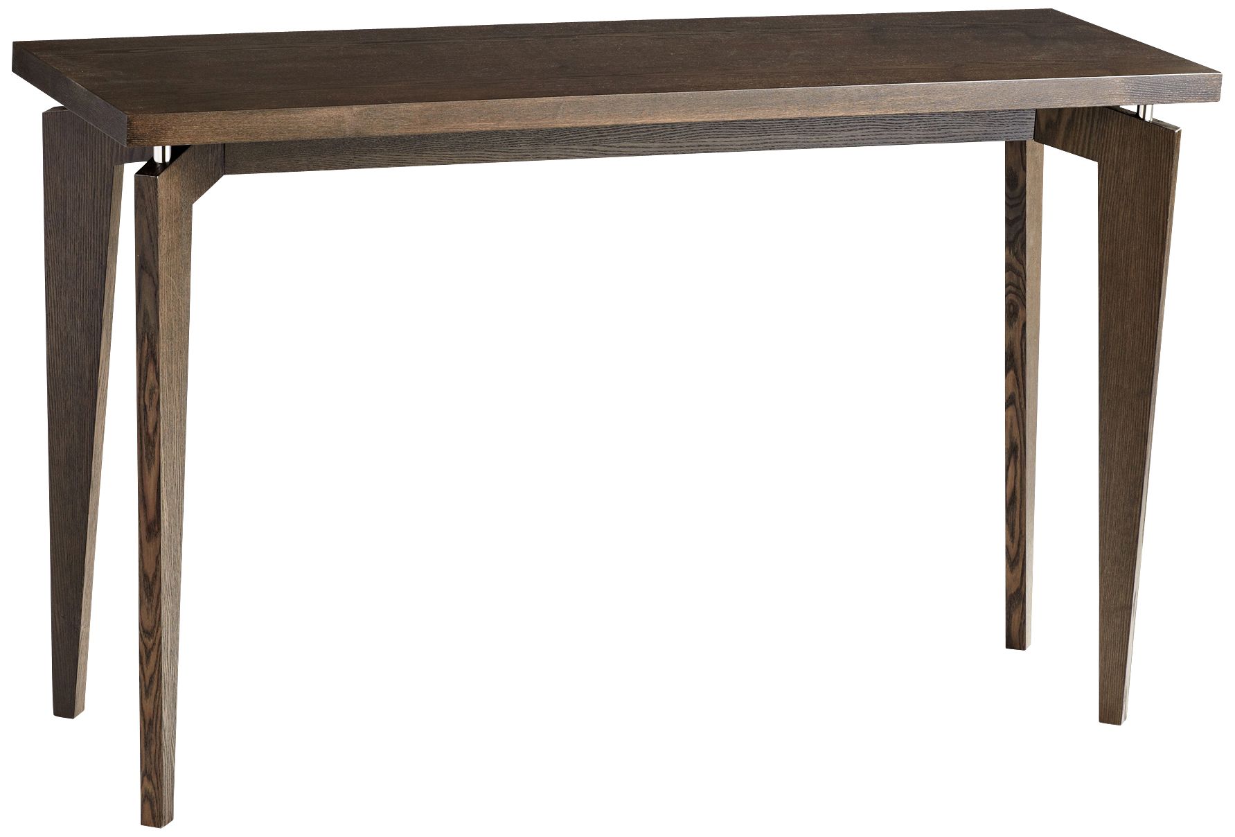 Adair Rectangular Dark Brown Wood Console Table