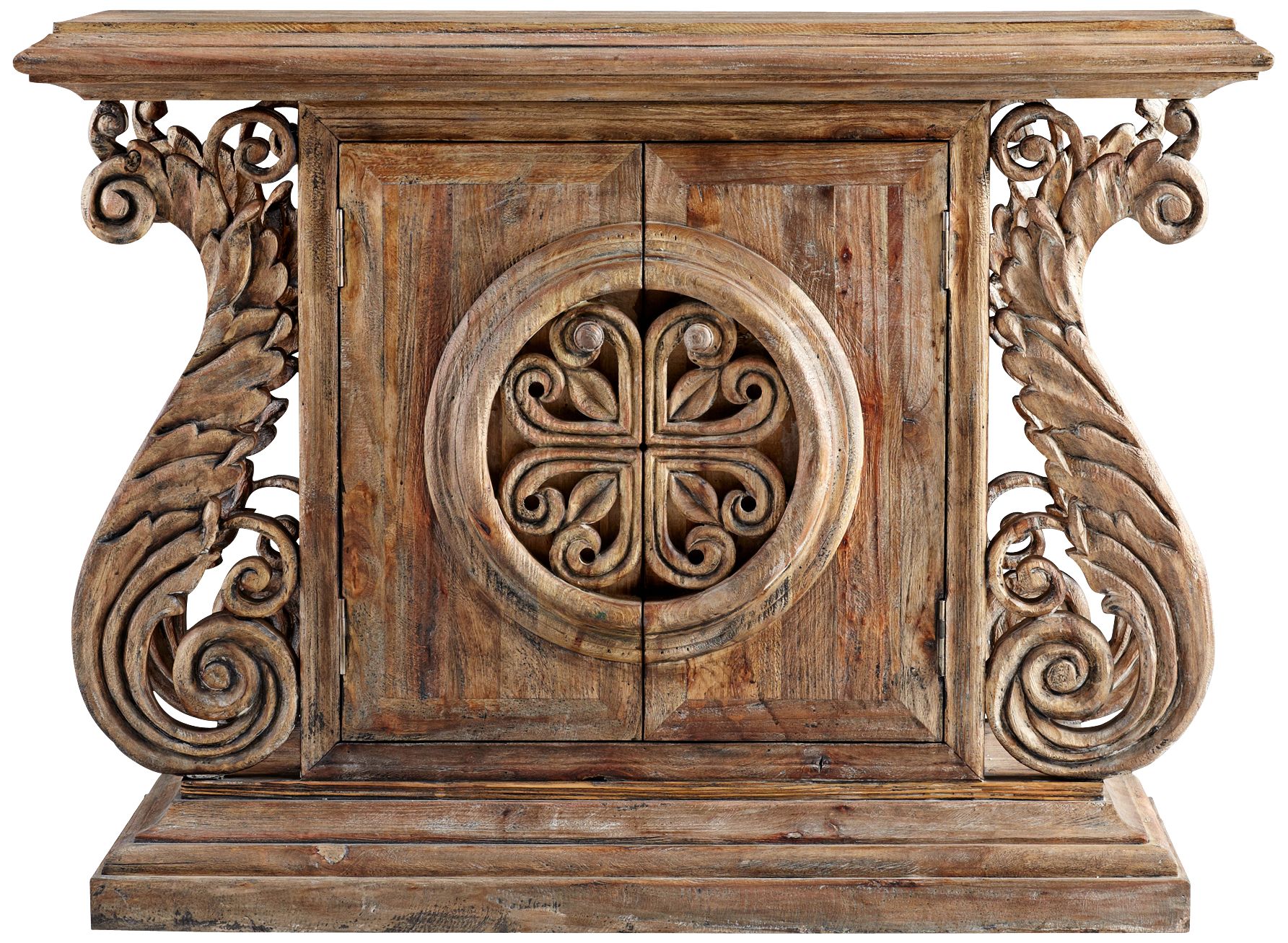 Dwyer 2-Door Limed Gracewood Console Table