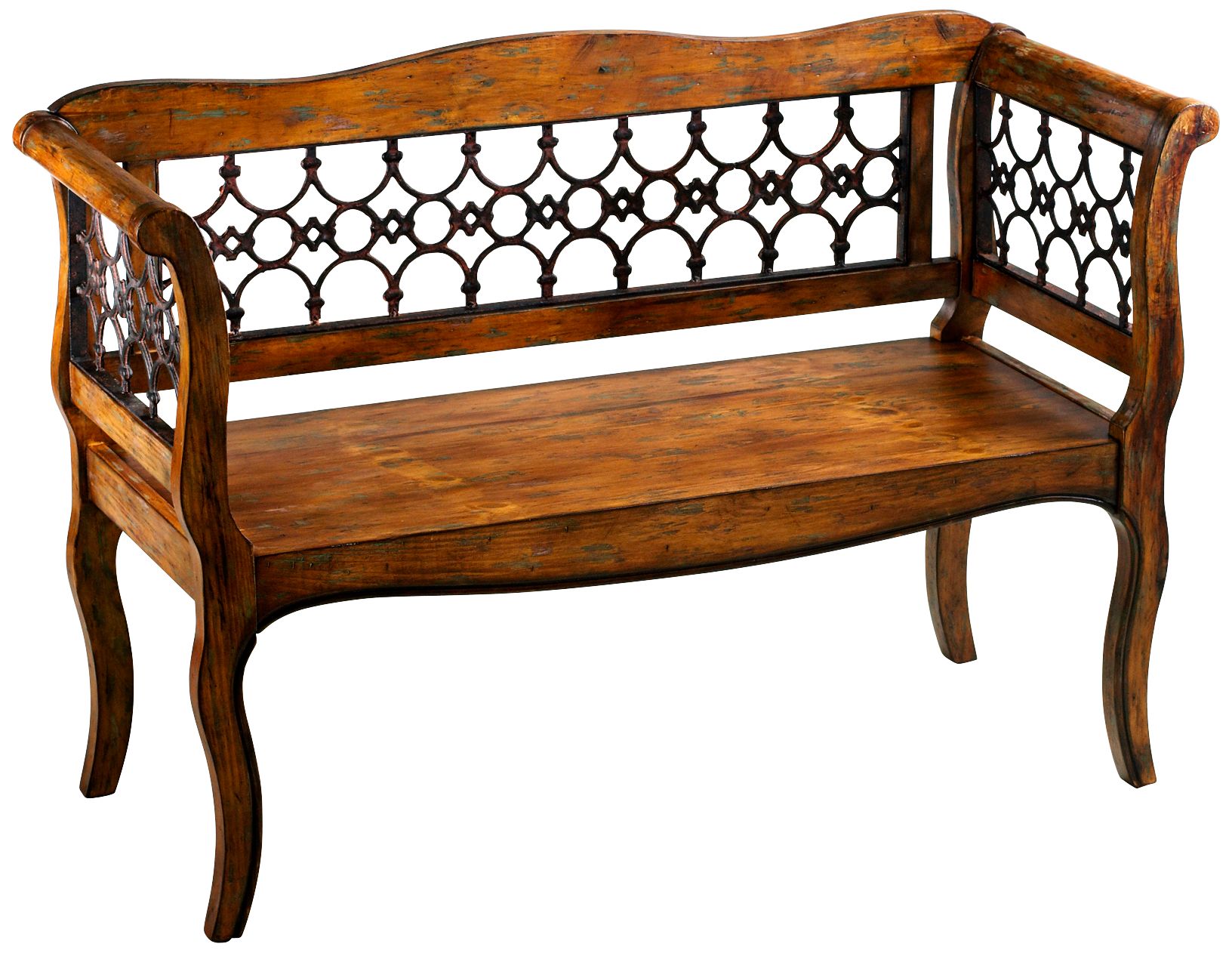 Jordan Wood and Iron Metalwork Bench