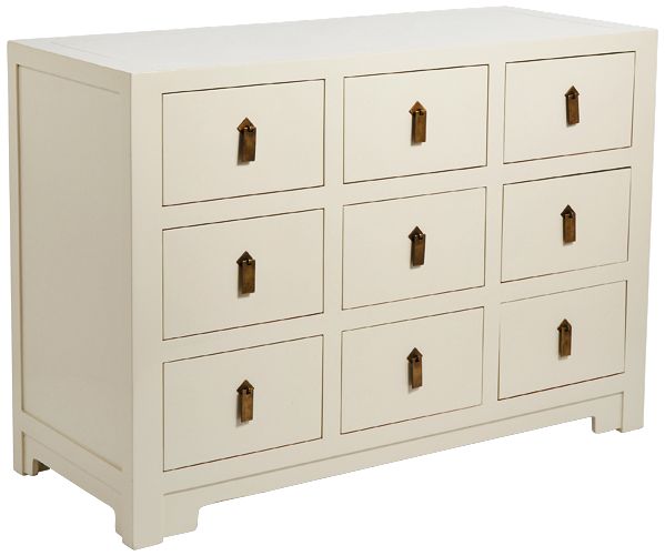 Regency Ivory Lacquer Accent Chest