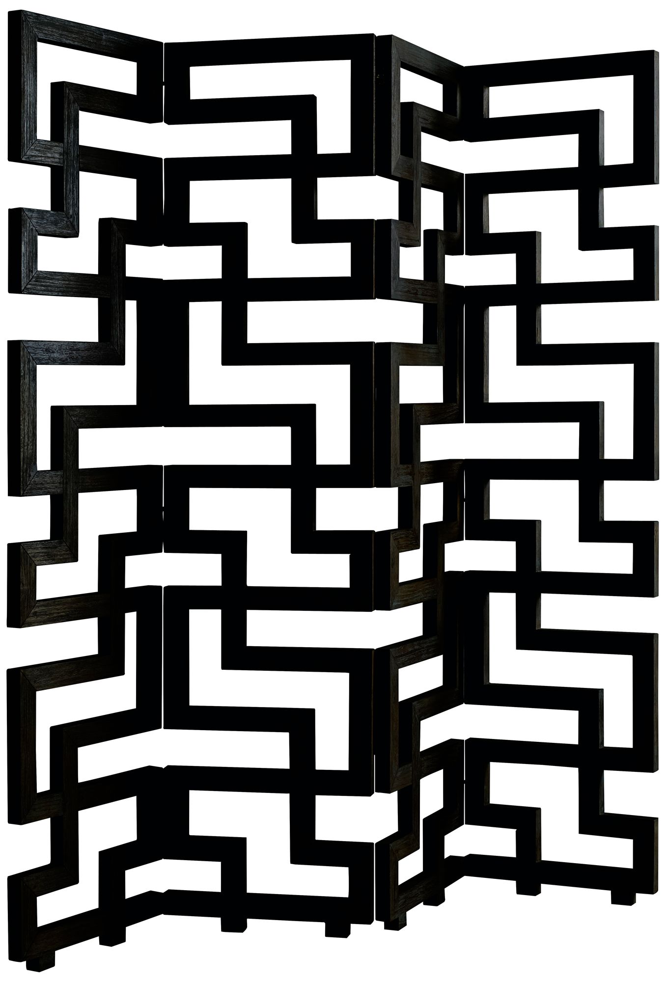 Atherton Onyx 4-Panel Room Divider Screen