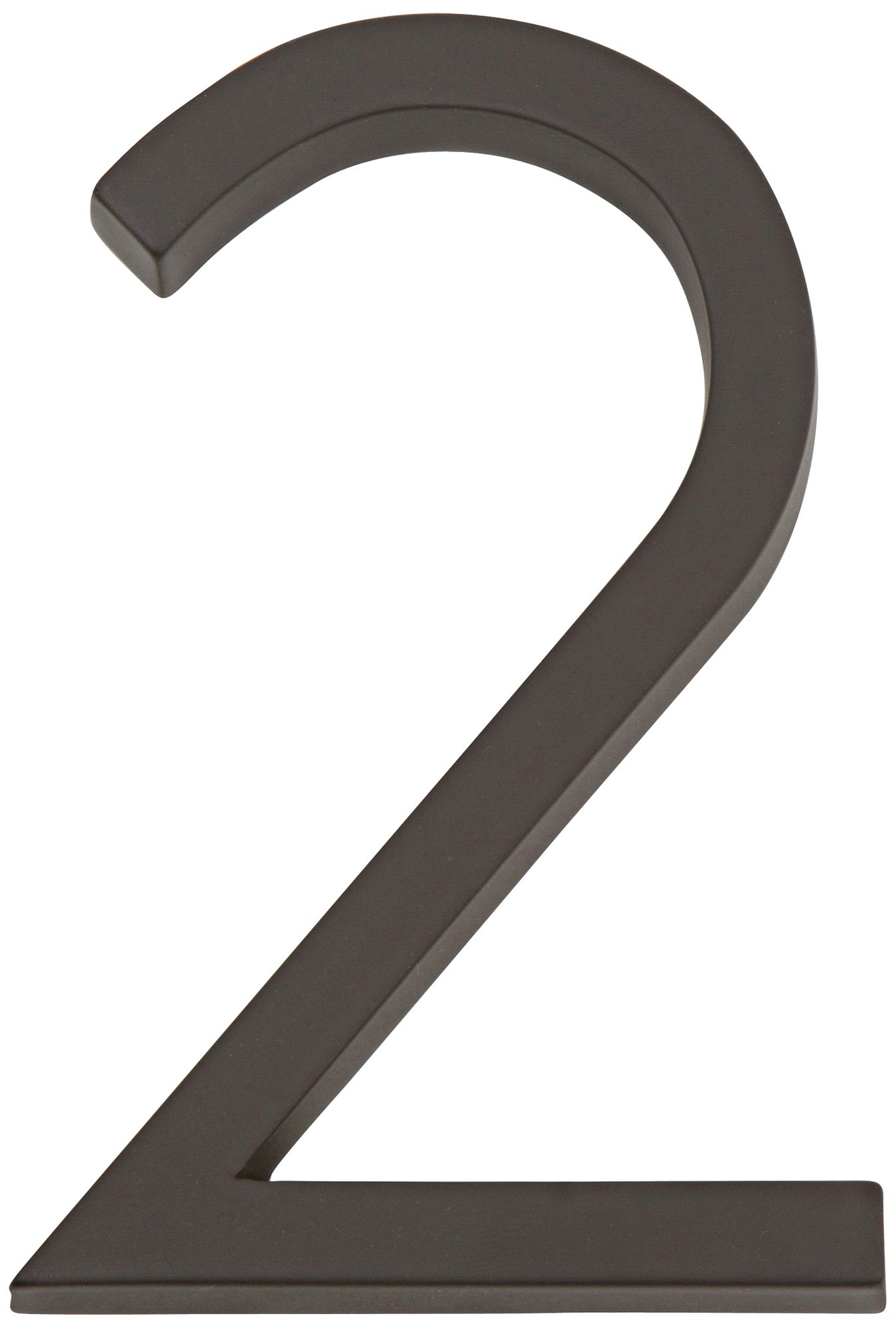 Modern Avalon Oil-Rubbed Bronze House Number 2