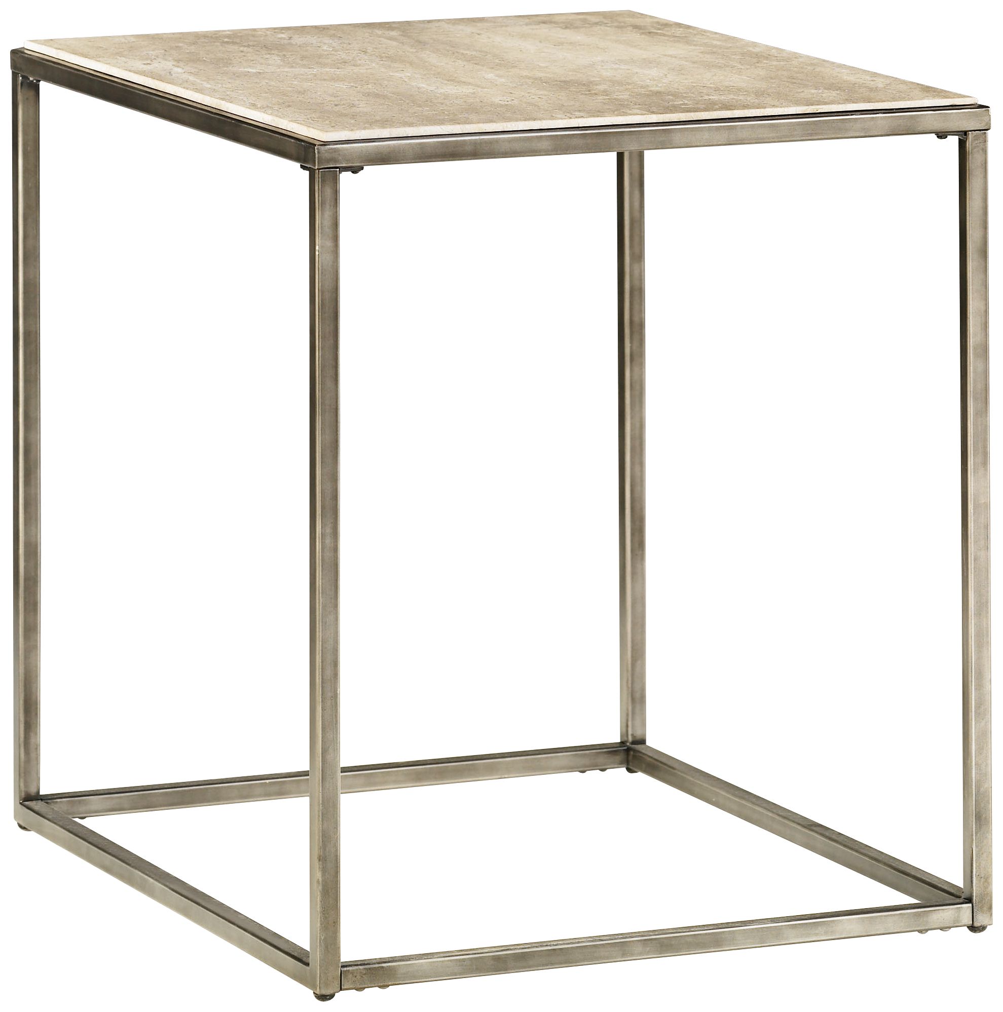 Modern Basics Rectangular Bronze End Table
