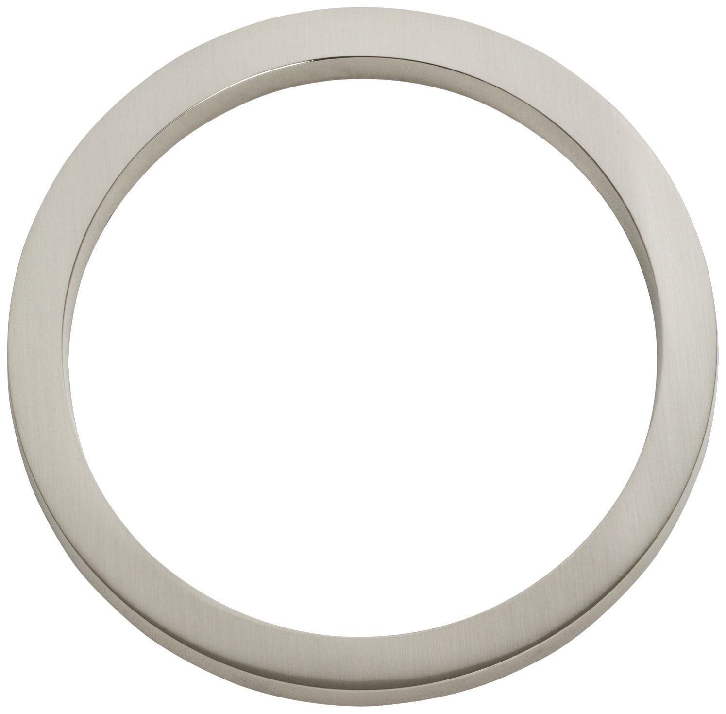 Modern Avalon Brushed Nickel House Number 0