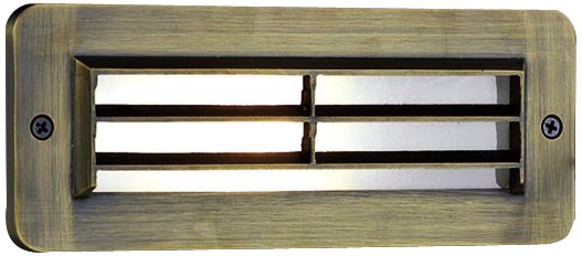 Cast Brass 8" Wide Bronze Patio Light
