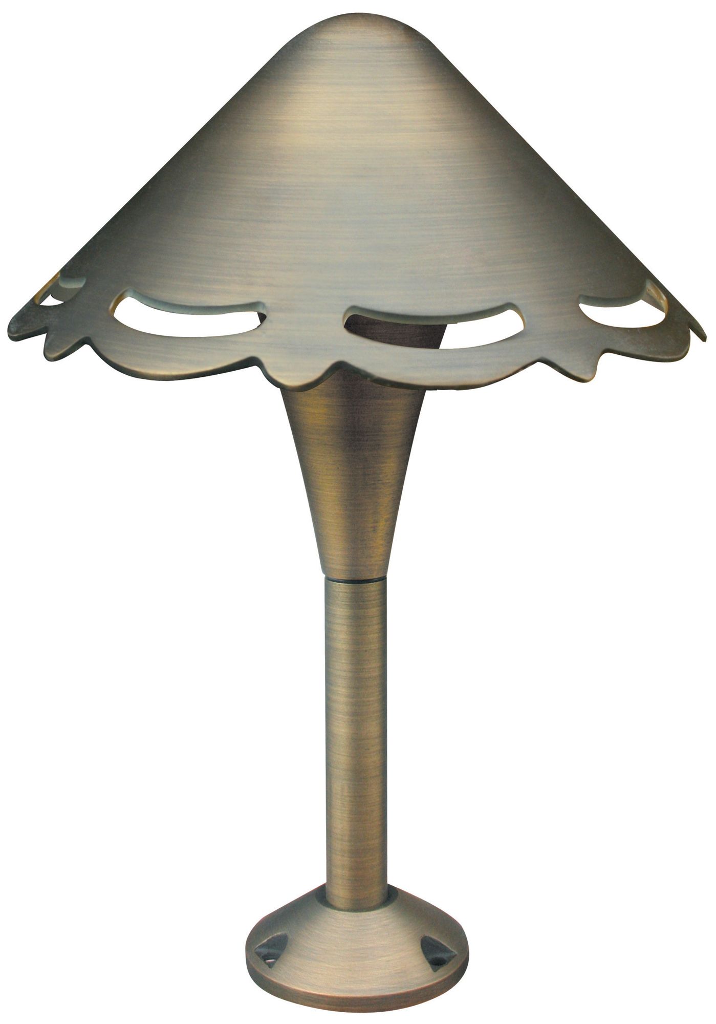 Cast Brass Mushroom 8" High Bronze Landscape Path Light