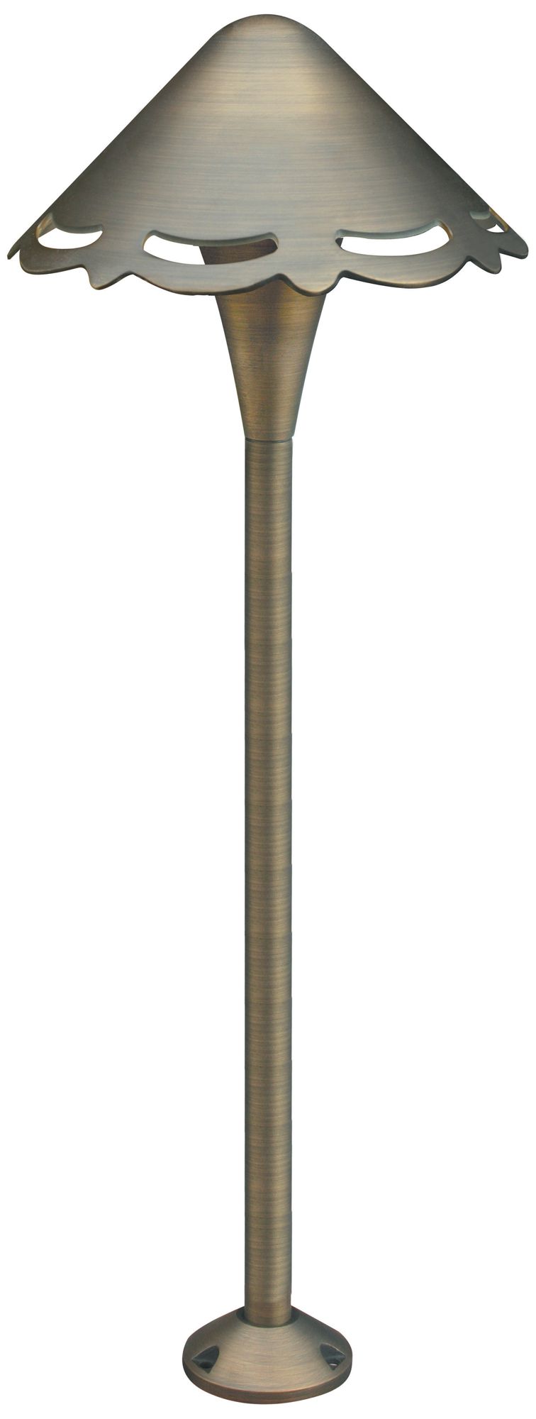 Cast Brass Mushroom 20" High Bronze Landscape Path Light