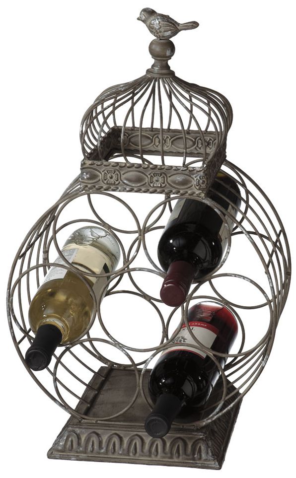Bird Cage 7-Bottle Wine Holder