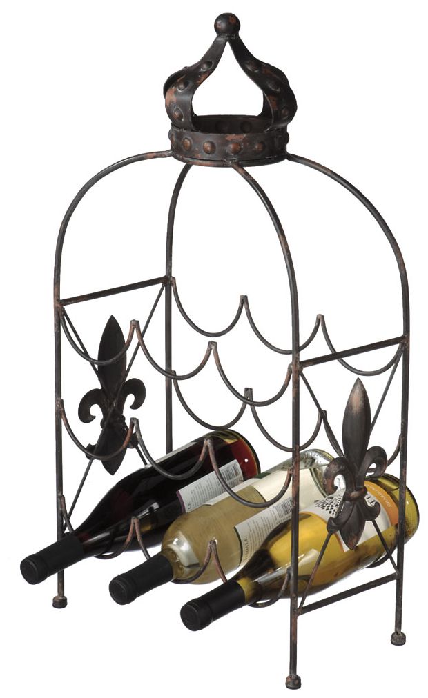 Crown 9-Bottle Wine Holder