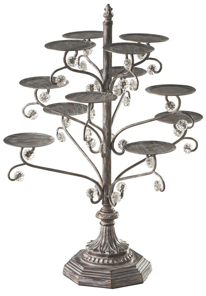 Graywash 12-Arm Cupcake Tower