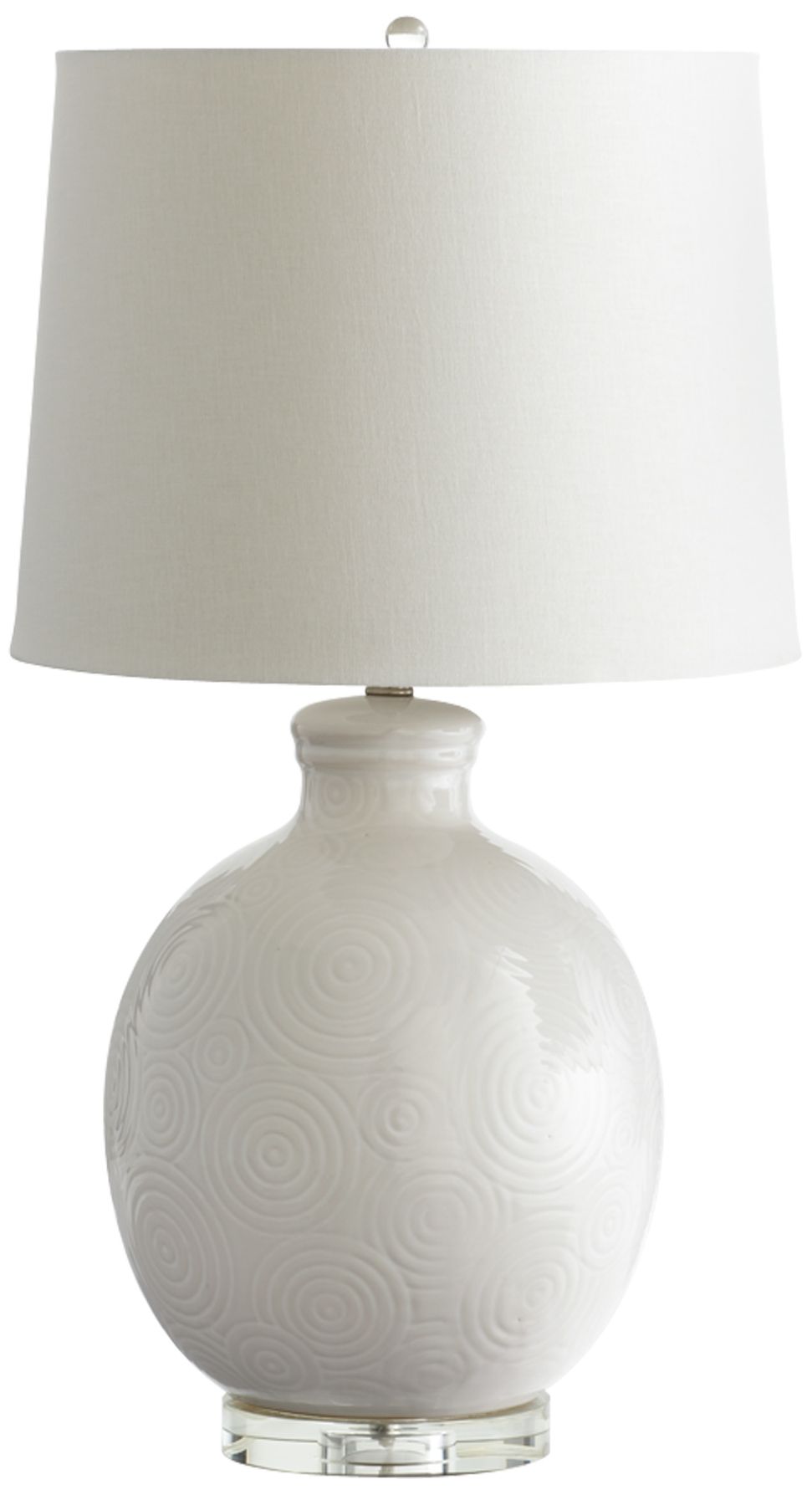 Suri Ceramic White Table Lamp
