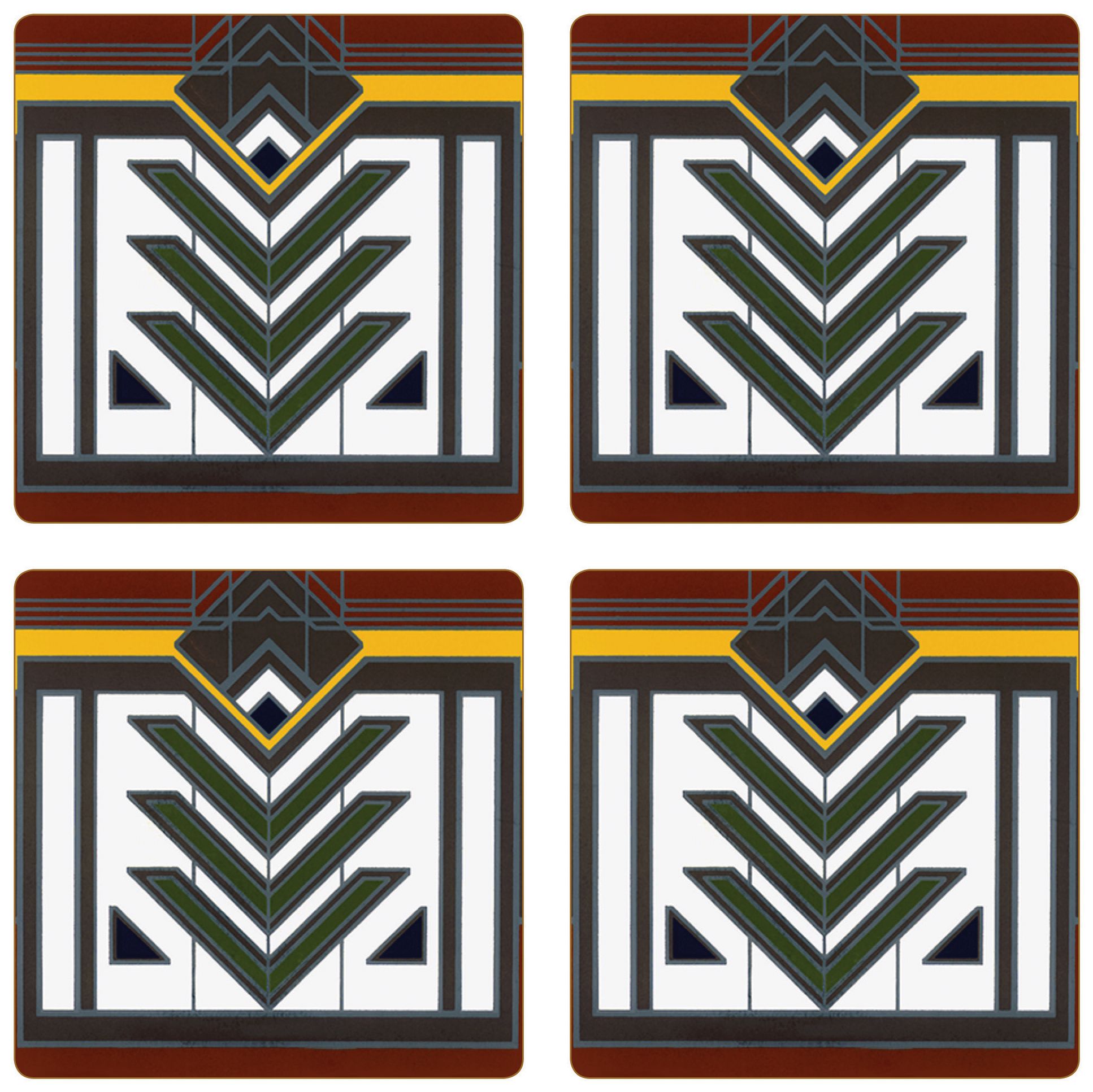 Hindostone Set of 4 Meyer May Coasters